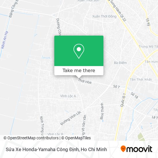 Sửa Xe Honda-Yamaha Công Định map