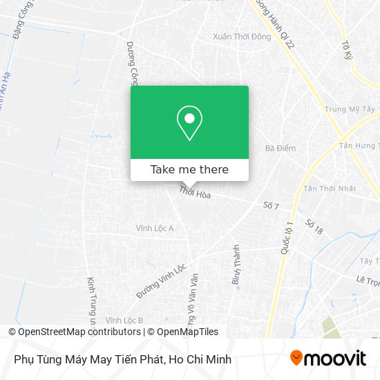 Phụ Tùng Máy May Tiến Phát map