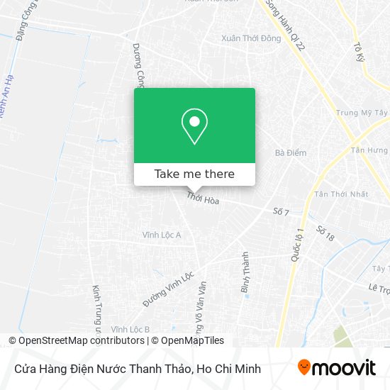 Cửa Hàng Điện Nước Thanh Thảo map
