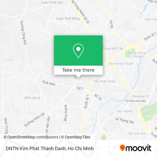 DNTN Kim Phát Thành Danh map