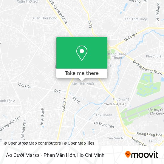 Áo Cưới Marss - Phan Văn Hớn map