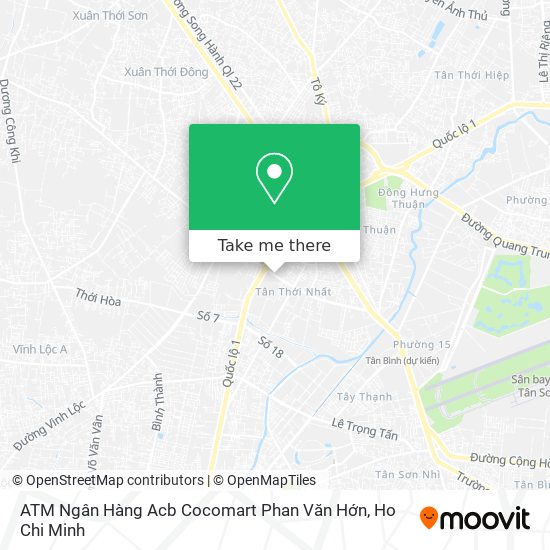 ATM Ngân Hàng Acb Cocomart Phan Văn Hớn map