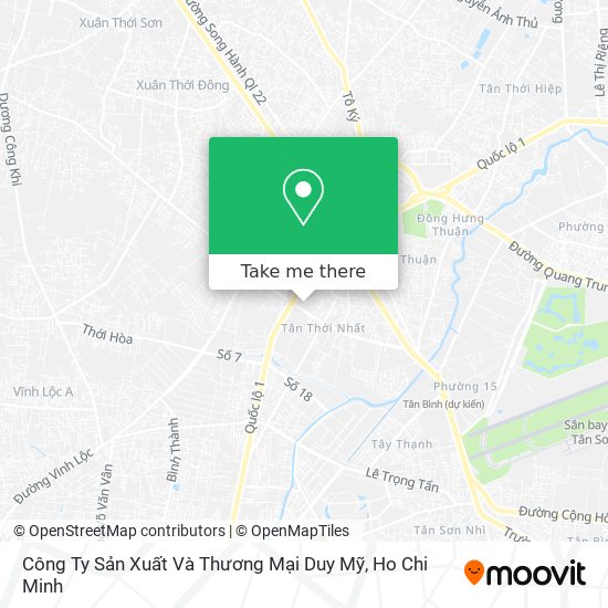 Công Ty Sản Xuất Và Thương Mại Duy Mỹ map