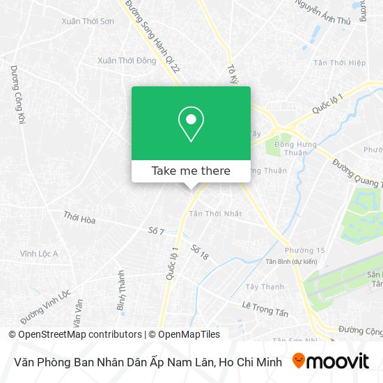 Văn Phòng Ban Nhân Dân Ấp Nam Lân map