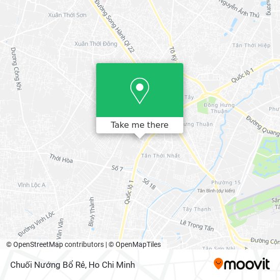 Chuối Nướng Bổ Rẻ map