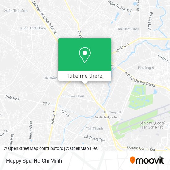 Happy Spa map