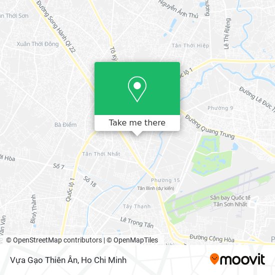 Vựa Gạo Thiên Ân map