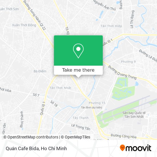 Quán Cafe Bida map