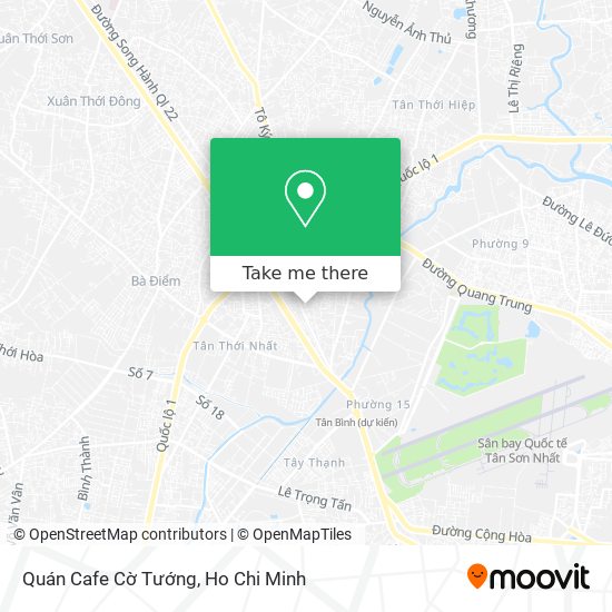 Quán Cafe Cờ Tướng map