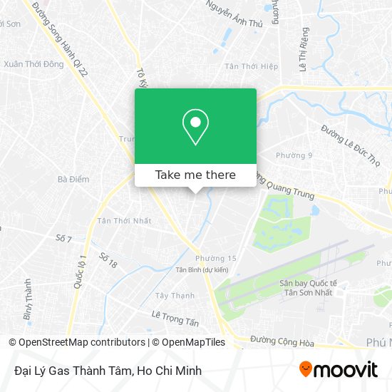 Đại Lý Gas Thành Tâm map