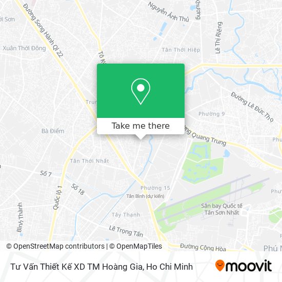 Tư Vấn Thiết Kế XD TM Hoàng Gia map