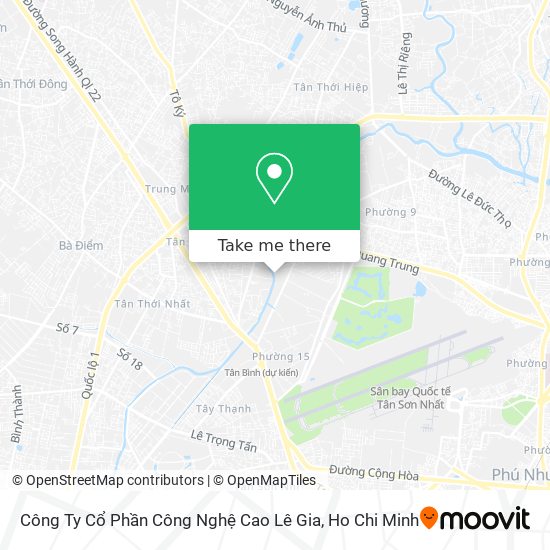 Công Ty Cổ Phần Công Nghệ Cao Lê Gia map