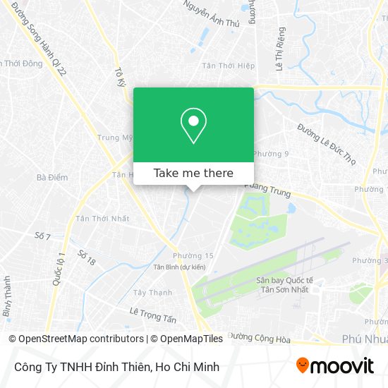 Công Ty TNHH Đỉnh Thiên map