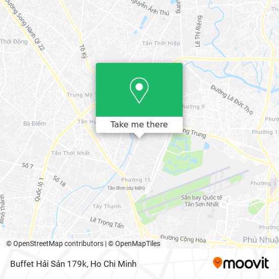 Buffet Hải Sản 179k map