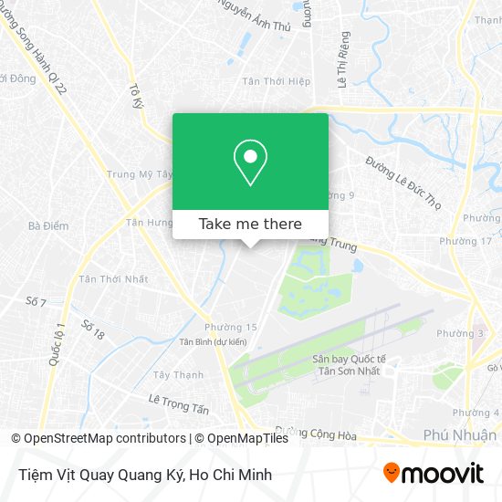 Tiệm Vịt Quay Quang Ký map