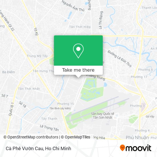 Cà Phê Vườn Cau map