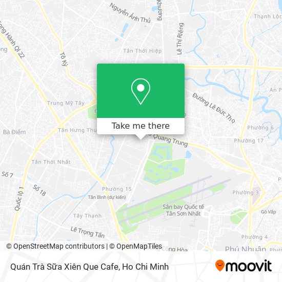 Quán Trà Sữa Xiên Que Cafe map