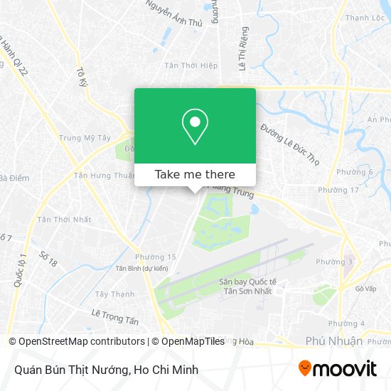 Quán Bún Thịt Nướng map