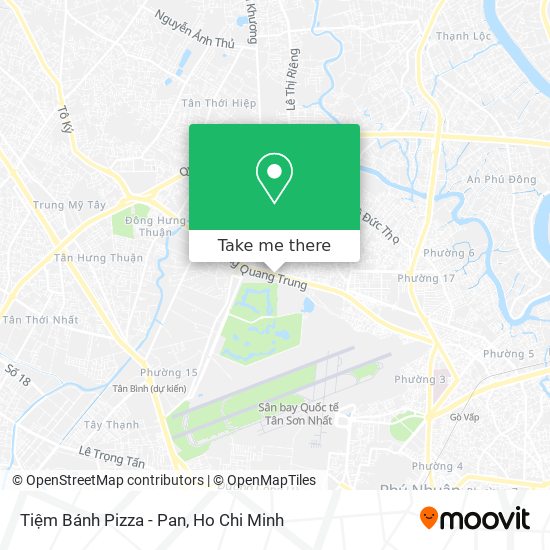 Tiệm Bánh Pizza - Pan map