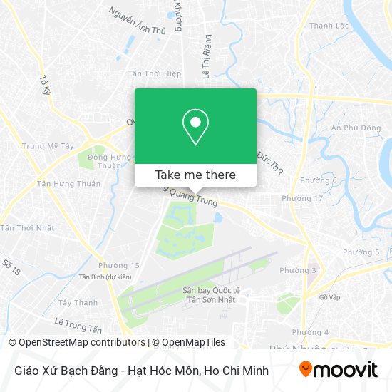 Giáo Xứ Bạch Đằng - Hạt Hóc Môn map