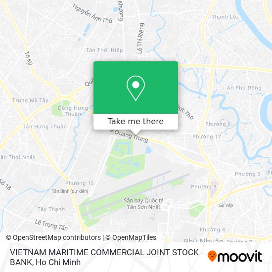 VIETNAM MARITIME COMMERCIAL JOINT STOCK BANK map