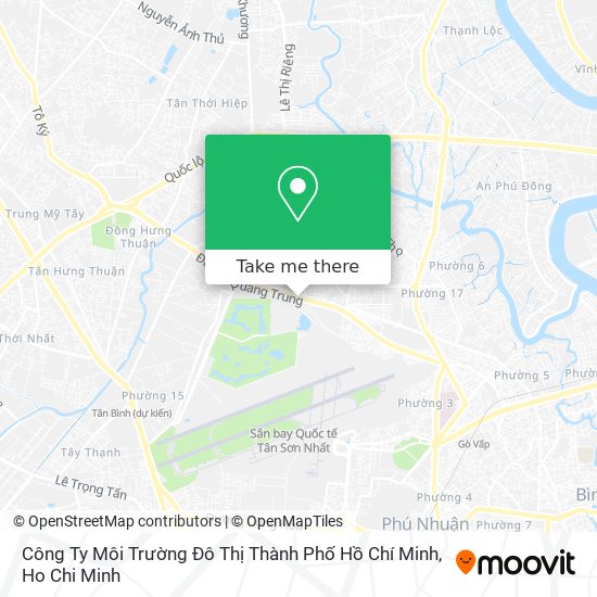 Công Ty Môi Trường Đô Thị Thành Phố Hồ Chí Minh map