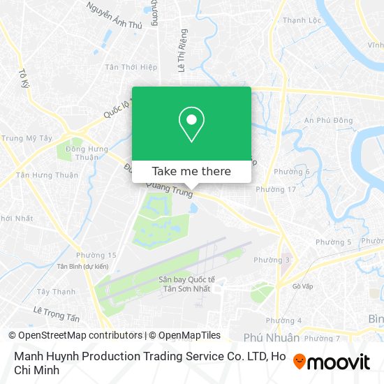 Manh Huynh Production Trading Service Co. LTD map