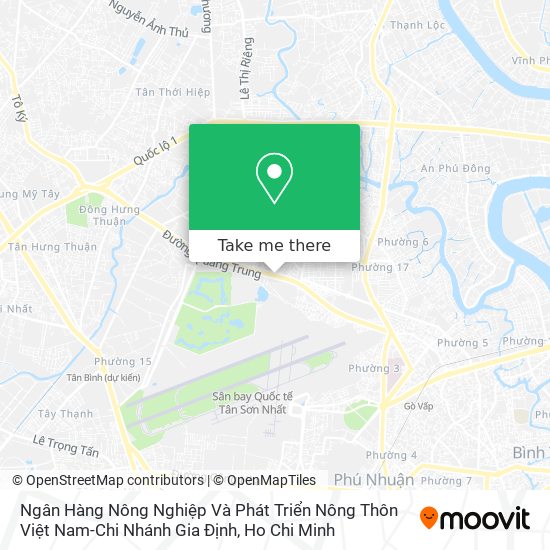 Ngân Hàng Nông Nghiệp Và Phát Triển Nông Thôn Việt Nam-Chi Nhánh Gia Định map