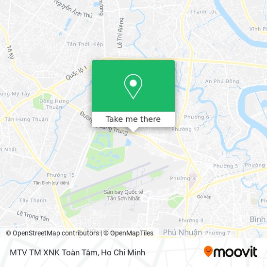 MTV TM XNK Toàn Tâm map