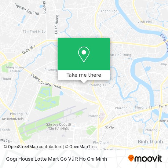 Gogi House Lotte Mart Gò VấP map