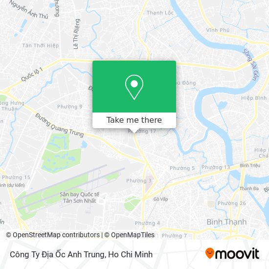 Công Ty Địa Ốc Anh Trung map