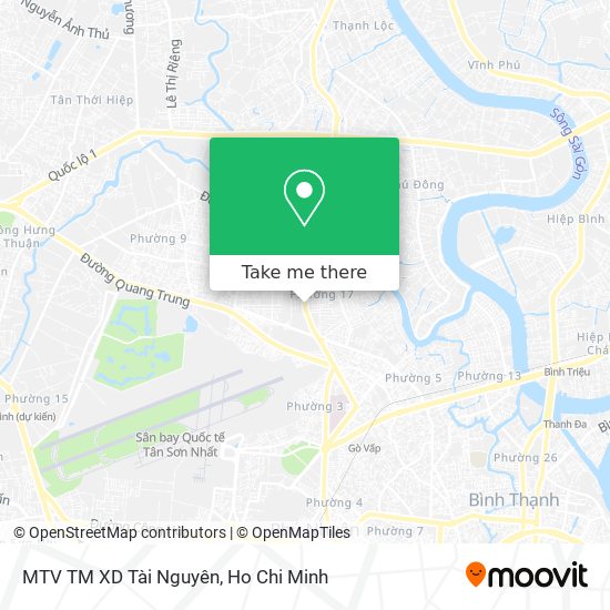 MTV TM XD Tài Nguyên map