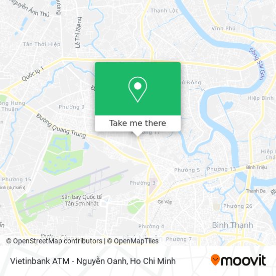 Vietinbank ATM - Nguyễn Oanh map