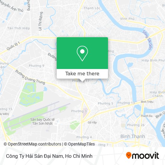 Công Ty Hải Sản Đại Nam map