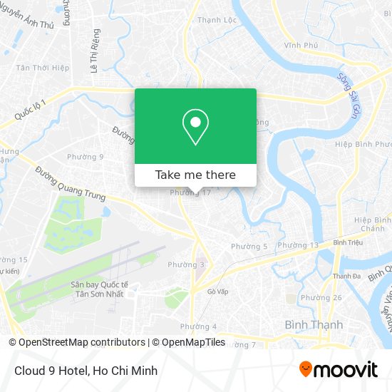 Cloud 9 Hotel map