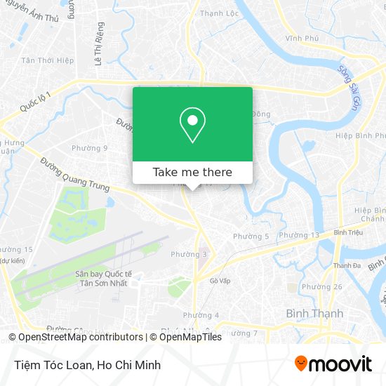 Tiệm Tóc Loan map