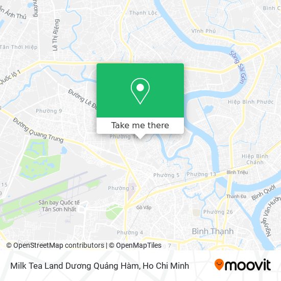 Milk Tea Land Dương Quảng Hàm map