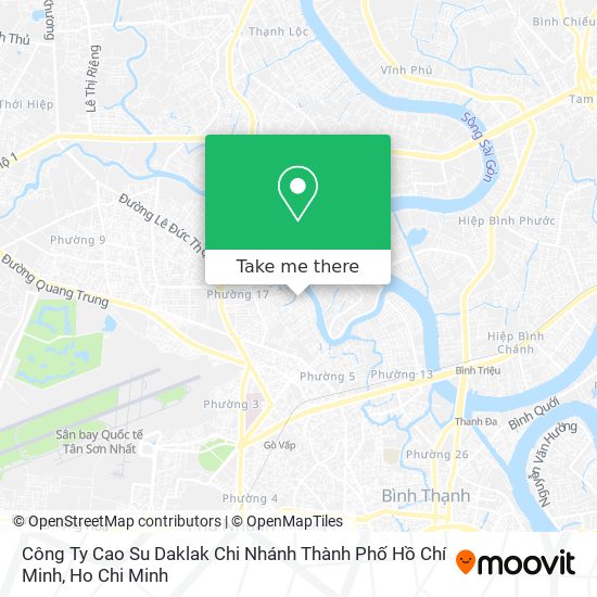 Công Ty Cao Su Daklak Chi Nhánh Thành Phố Hồ Chí Minh map
