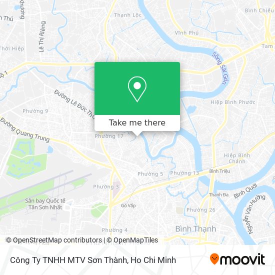 Công Ty TNHH MTV Sơn Thành map