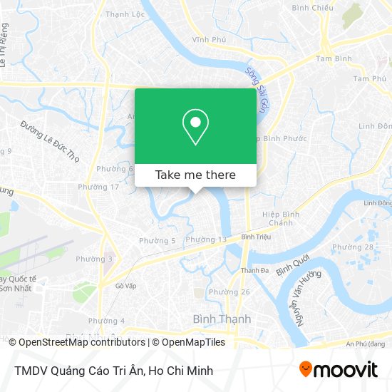 TMDV Quảng Cáo Tri Ân map