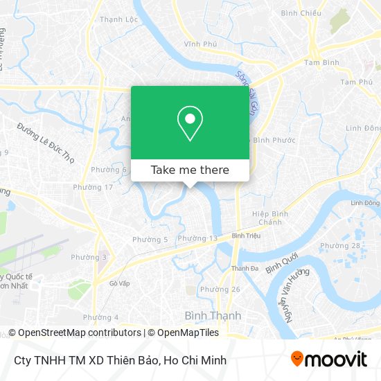 Cty TNHH TM XD Thiên Bảo map