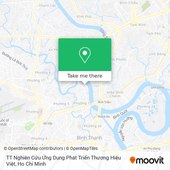 TT Nghiên Cứu Ứng Dụng Phát Triển Thương Hiệu Việt map