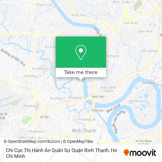 Chi Cục Thi Hành Án Quân Sự Quận Bình Thạnh map