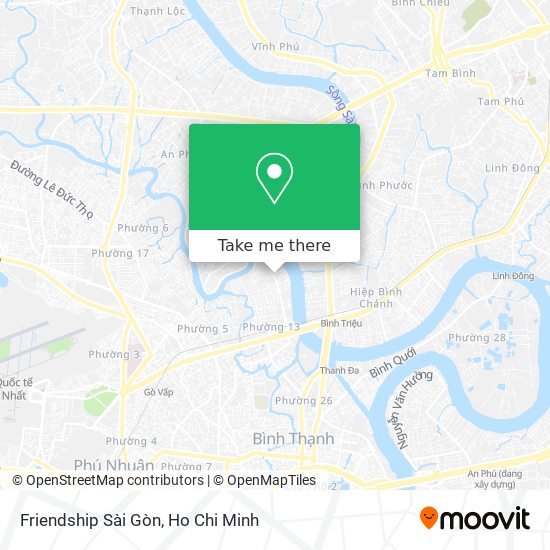 Friendship Sài Gòn map