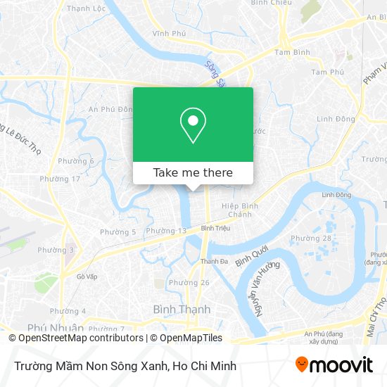 Trường Mầm Non Sông Xanh map