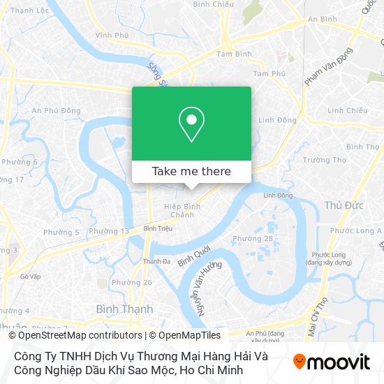 Công Ty TNHH Dịch Vụ Thương Mại Hàng Hải Và Công Nghiệp Dầu Khí Sao Mộc map