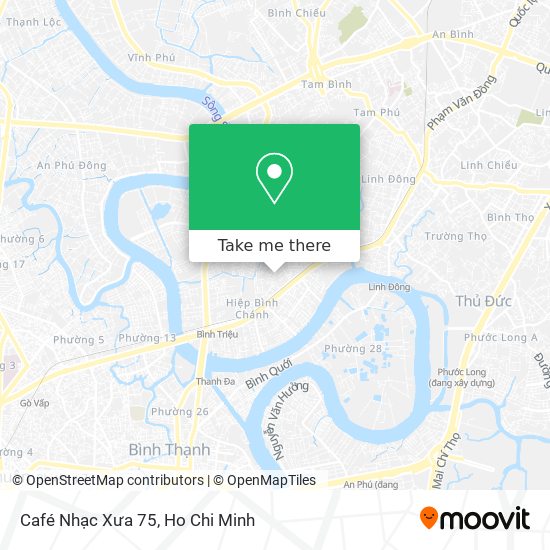 Café Nhạc Xưa 75 map