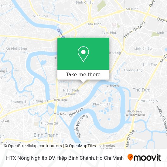 HTX Nông Nghiệp DV Hiệp Bình Chánh map