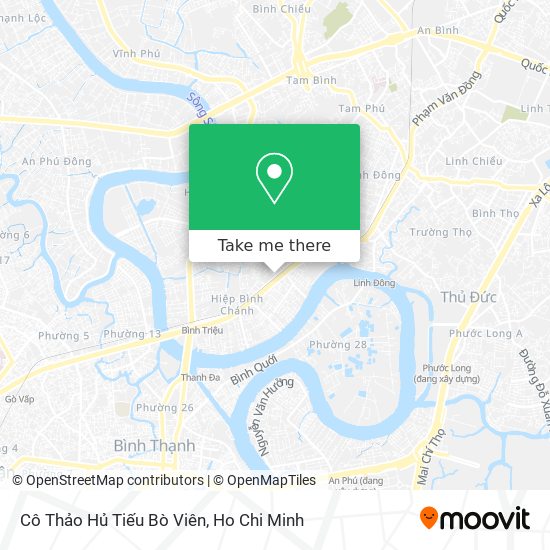 Cô Thảo Hủ Tiếu Bò Viên map