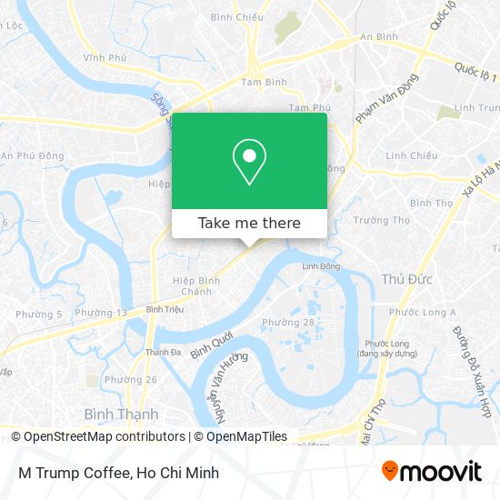 M Trump Coffee map